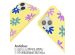 imoshion Coque design en silicone avec cordon iPhone 13 - Yellow Flower Distance