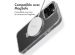 Accezz Coque Ring Stand avec MagSafe iPhone 14 Pro Max - Transparent