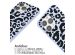 imoshion Coque design en silicone avec cordon iPhone 14 Pro Max - Animal Lila