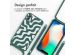 imoshion Coque design en silicone avec cordon iPhone X / Xs - Petrol Green Groovy