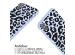 imoshion Coque design en silicone avec cordon iPhone X / Xs - Animal Lila