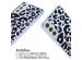 imoshion Coque design en silicone avec cordon Samsung Galaxy S22 - Animal Lila