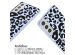 imoshion Coque design en silicone avec cordon Samsung Galaxy S22 Plus - Animal Lila