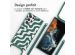 imoshion Coque design en silicone avec cordon Samsung Galaxy S22 Ultra - Petrol Green Groovy