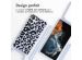 imoshion Coque design en silicone avec cordon Samsung Galaxy S22 Ultra - Animal Lila