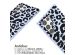 imoshion Coque design en silicone avec cordon Samsung Galaxy S22 Ultra - Animal Lila