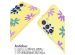 imoshion Coque design en silicone avec cordon Samsung Galaxy S23 - Yellow Flower Distance