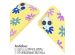 imoshion Coque design en silicone avec cordon iPhone 15 - Yellow Flower Distance