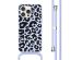 imoshion Coque design en silicone avec cordon iPhone 15 Pro Max - Animal Lila