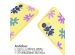 imoshion Coque design en silicone avec cordon Samsung Galaxy A25 (5G) - Yellow Flower Distance