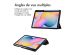 iMoshion Coque tablette rigide Trifold Samsung Galaxy Tab S6 Lite (2020-2024) - Noir