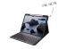 Accezz Étui de tablette portefeuille Bluetooth Clavier QWERTY iPad Air 13 pouces (2024) M2 - Noir