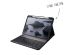 Accezz Étui de tablette portefeuille Bluetooth Clavier AZERTY iPad Pro 11 (2024) M4 - Noir 