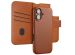 Accezz Étui de téléphone portefeuille en cuir 2-en-1 avec MagSafe iPhone 16  - Sienna Brown