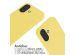 imoshion Coque en silicone avec cordon iPhone 16 - Jaune