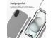 imoshion Coque en silicone avec cordon iPhone 16 - Gris clair