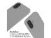 imoshion Coque en silicone avec cordon iPhone 16 - Gris clair