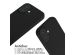 imoshion Coque en silicone avec cordon iPhone 16 - Noir