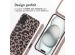 imoshion Coque design en silicone avec cordon iPhone 16 - Animal Pink