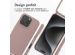 imoshion Coque en silicone avec cordon iPhone 16 Pro - Sand Pink