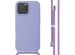 imoshion Coque en silicone avec cordon iPhone 16 Pro Max - Violet