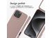 imoshion Coque en silicone avec cordon iPhone 16 Pro Max - Sand Pink