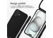 imoshion Coque en silicone avec cordon iPhone 16 Plus - Noir