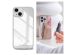 Selencia Coque Mirror iPhone 14 - Coque avec miroir - Argent