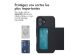 imoshion Coque arrière avec porte-cartes iPhone 16 - Noir