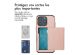 imoshion Coque arrière avec porte-cartes iPhone 16 Pro - Rose Dorée