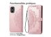 imoshion Etui de téléphone portefeuille Mandala Motorola Moto G85 - Rose Dorée