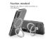 Accezz Coque Ring Stand avec MagSafe iPhone 16 - Transparent