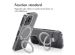 Accezz Coque Ring Stand avec MagSafe iPhone 16 Pro - Transparent