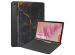 imoshion Coque tablette Design Lenovo Tab Plus - Black Marble