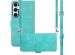 imoshion Etui de téléphone portefeuille avec cordon Samsung Galaxy S23 FE - Turquoise