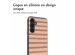 imoshion Coque Design Samsung Galaxy A54 (5G) - Striped Peach Reverse