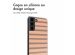 imoshion Coque Design Samsung Galaxy S22 - Striped Peach Reverse