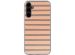 imoshion Coque Design Samsung Galaxy A34 (5G) - Striped Peach Reverse