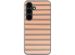 imoshion Coque Design Samsung Galaxy S24 - Striped Peach Reverse