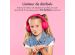 imoshion Casque pour enfants Bluetooth LED - Casque sans fil avec limiteur de décibels + Câble AUX - Hot Pink