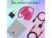 imoshion Casque pour enfants Bluetooth LED - Casque sans fil avec limiteur de décibels + Câble AUX - Hot Pink