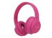 imoshion Casque pour enfants Bluetooth LED - Casque sans fil avec limiteur de décibels + Câble AUX - Hot Pink