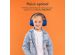 imoshion Casque pour enfants Bluetooth LED - Casque sans fil avec limiteur de décibels + Câble AUX - Cobalt Blue