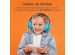 imoshion Casque pour enfants Bluetooth LED - Casque sans fil avec limiteur de décibels + Câble AUX - Cobalt Blue / Soft Blue