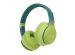 imoshion Casque pour enfants Bluetooth LED - Casque sans fil avec limiteur de décibels + Câble AUX - Petrol Green / Lime