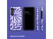 Selencia Coque arrière Vivid Samsung Galaxy S23 - Modern Bloom Sapphire Blue