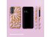 Selencia Coque arrière Vivid Samsung Galaxy S21 FE - Modern Bloom Pink