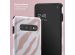 Selencia Coque arrière Vivid Samsung Galaxy S10 - Colorful Zebra Old Pink