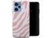 Selencia Coque arrière Vivid Xiaomi Redmi Note 12 Pro - Colorful Zebra Old Pink