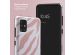 Selencia Coque arrière Vivid Samsung Galaxy A51 - Colorful Zebra Old Pink